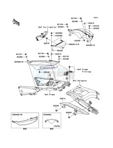 ZZR1400_ABS ZX1400FDF FR GB XX (EU ME A(FRICA) drawing Side Covers/Chain Cover