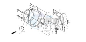 SH50 drawing FAN COVER/SHROUD