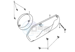 SCOOT ' ELEC - cc drawing CRANKCASE COVER