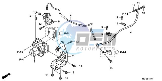 REAR BRAKE HOSE