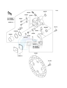 KVF 360 B [PRAIRIE 360] (B6F-B9F) B7F drawing FRONT BRAKE