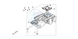 WOLF 125 EFI drawing AIRFILTER