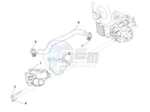 BEVERLY 350 ST 4T 4V IE ABS E4 (NAFTA) drawing Cooler pump