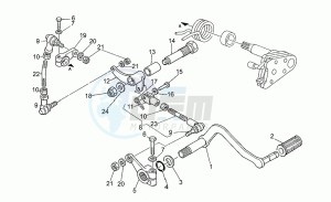 Nevada 350 drawing Gear lever