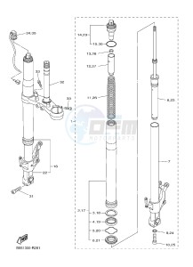 FJR1300-AS (1MD1 1MD2) drawing FRONT FORK