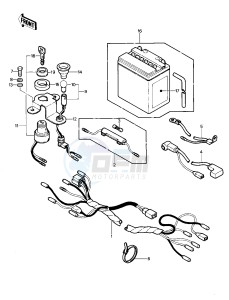 KLT 200 A [KLT200] (A1-A3) [KLT200] drawing CHASSIS ELECTRICAL EQUIPMENT -- 81-82 KLT200-A1_A2_A3- -