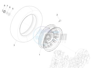 SPRINT 50 4T 4V NOABS E2 (NAFTA) drawing Rear wheel