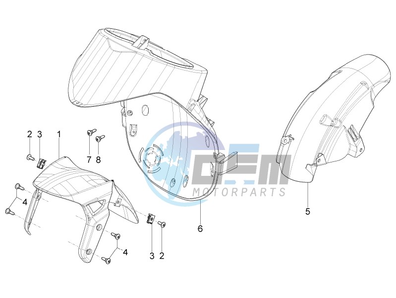 Wheel huosing - Mudguard