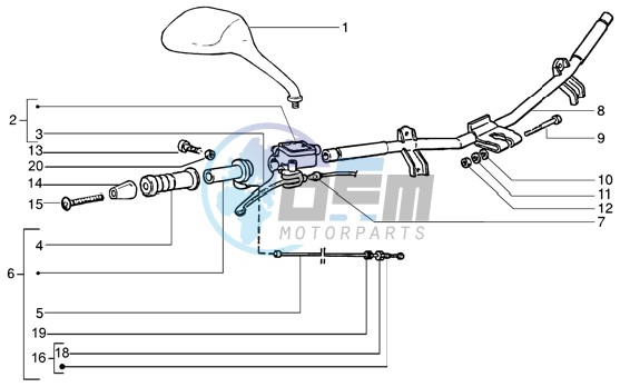 Handlebars component parts