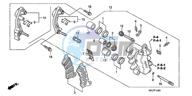 FRONT BRAKE CALIPER