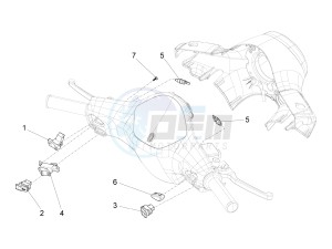 SXL 150 4T 3V CARB drawing Selectors - Switches - Buttons