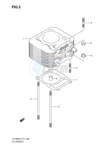 LT-F250 (E17) drawing CYLINDER