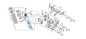 NX500 DOMINATOR drawing REAR CUSHION