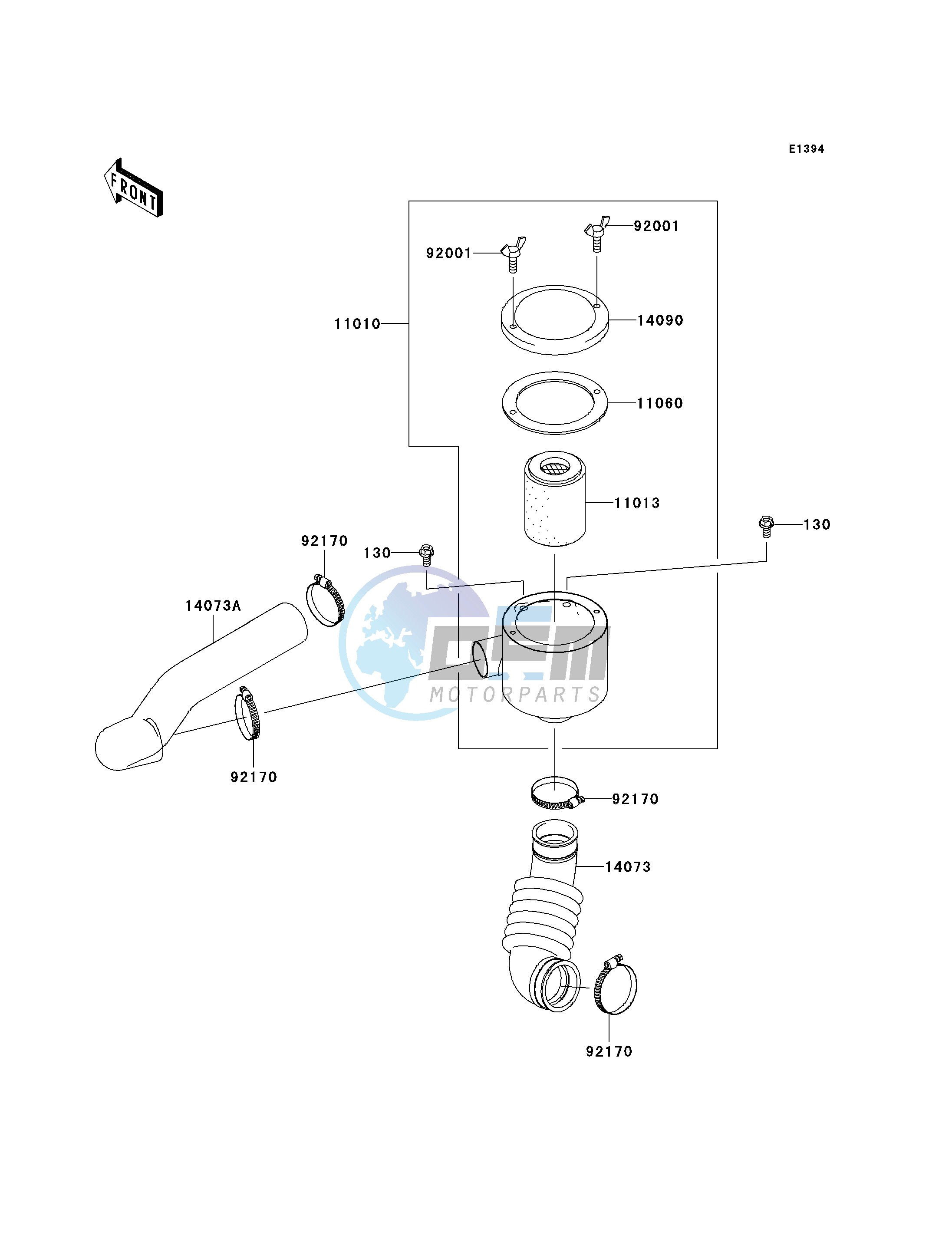 AIR CLEANER-BELT CONVERTER