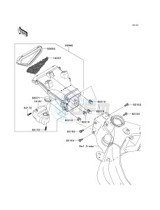 ZX636 C [NINJA ZX-6R] (C6F) C6F drawing AIR DUCT