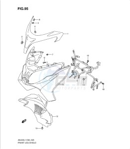 AN400Z drawing FRONT LEG SHIELD (AN400AL1 E24)