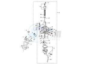 DT R - DT RSM 50 drawing CARBURETOR