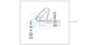 CBR1000RR9 Korea - (KO / MK) drawing CARBON FIBER HUGGER