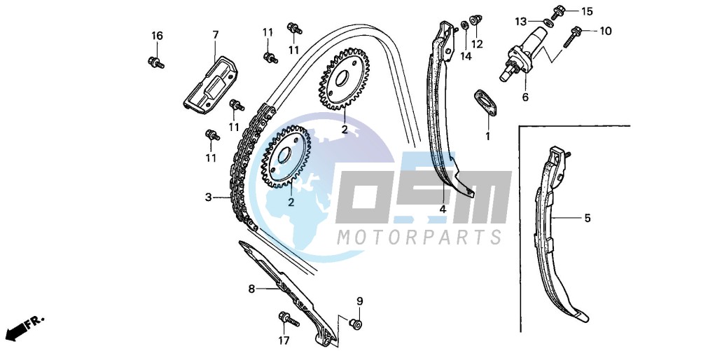 CAM CHAIN/TENSIONER