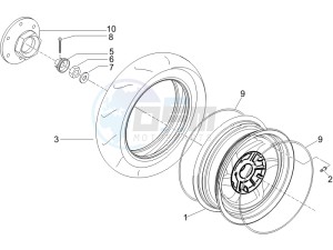 storm 50 drawing Rear Wheel