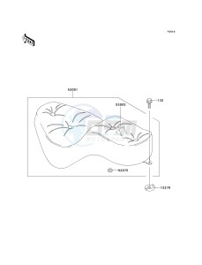 VN 800 A [VULCAN 800] (A10-A11) [VULCAN 800] drawing SEAT