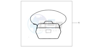 CBF1000A drawing INNERBAG TOPBOX