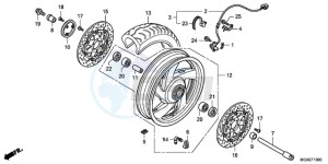 GL18009 Europe Direct - (ED / AB NAV) drawing FRONT WHEEL