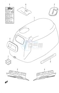 DF 6 drawing Engine Cover