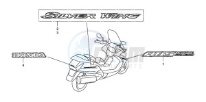 FJS600D 400 SILVER WING drawing MARK