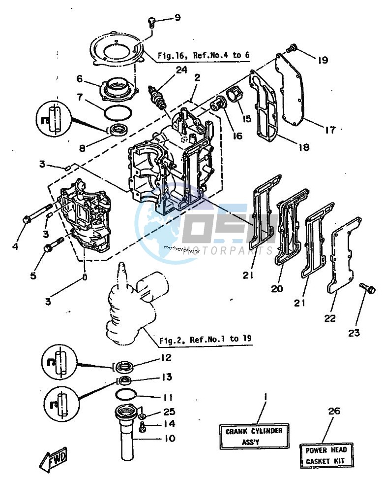 CYLINDER--CRANKCASE