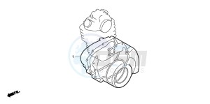 XR200R drawing GASKET KIT B