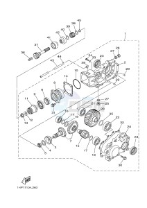 YFM550FWA YFM5FGD GRIZZLY 550 (1NP8) drawing DRIVE SHAFT