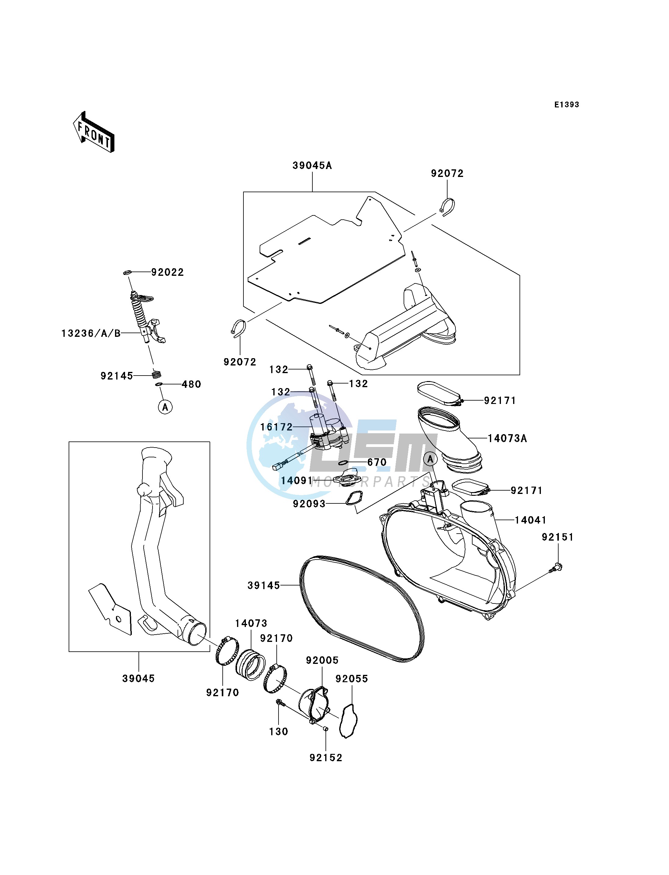 CONVERTER COVER_DRIVE BELT