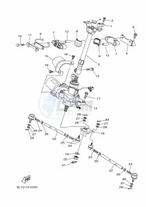 YFM700FWAD GRIZZLY 700 EPS (BLT8) drawing STEERING