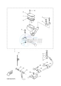 NS50F NITRO 4 (1GB2) drawing REAR MASTER CYLINDER