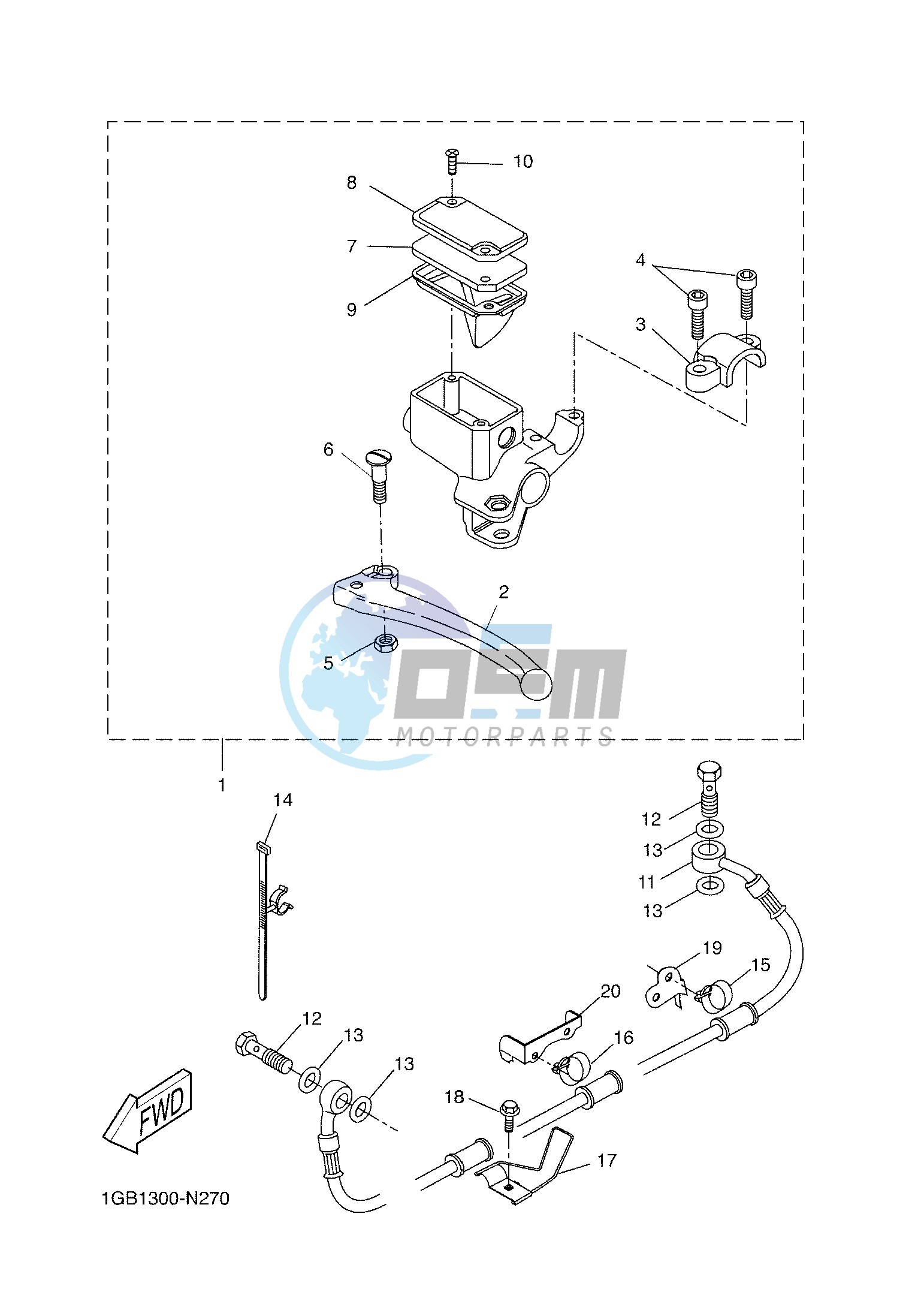 REAR MASTER CYLINDER