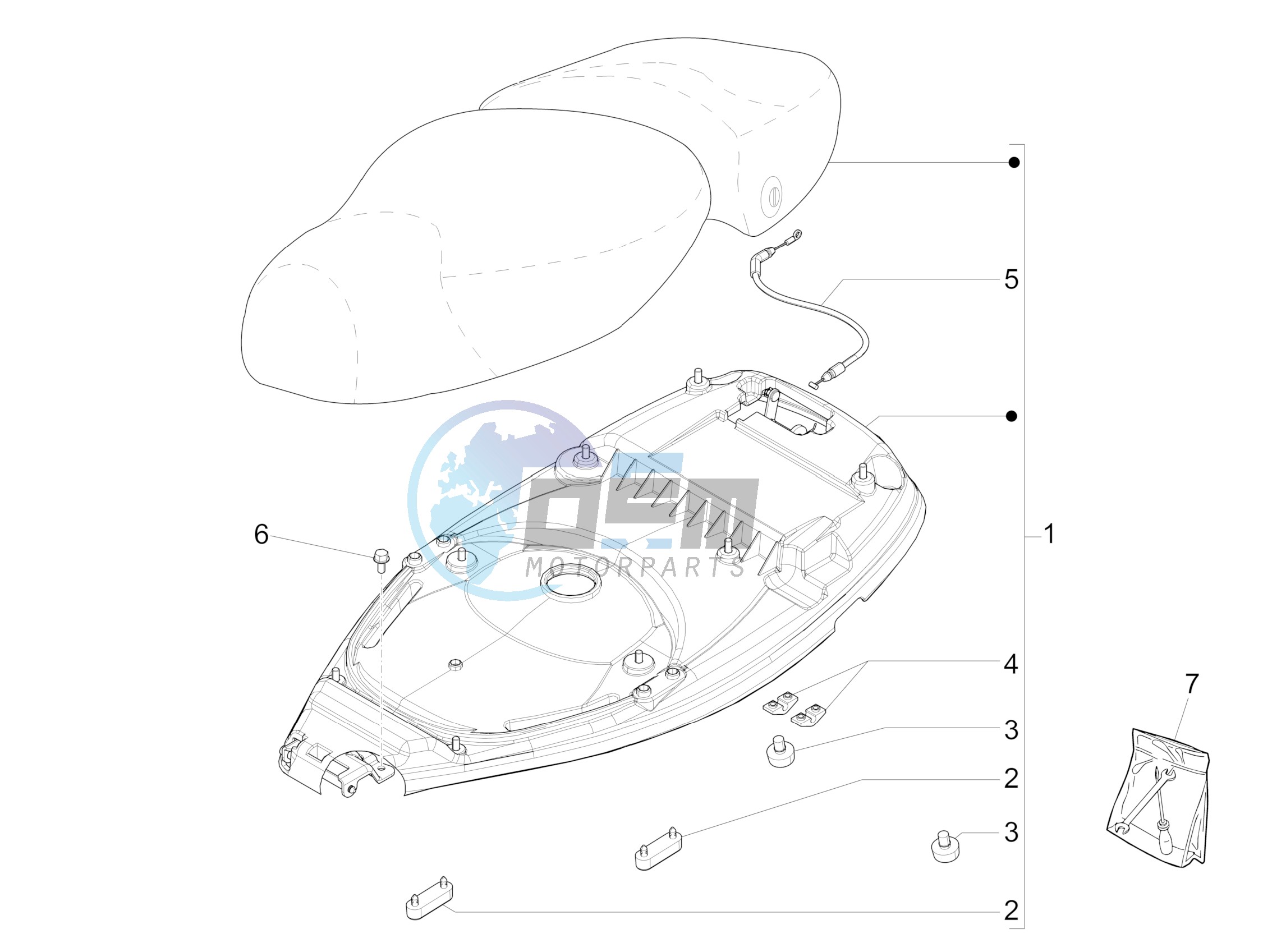 Saddle/seats