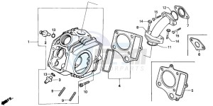 ST50 drawing CYLINDER HEAD