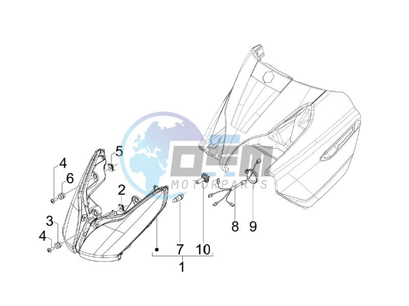 Head lamp - Turn signal lamps