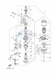 F100BETL drawing STARTER-MOTOR