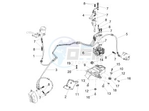 TUONO 1100 V4 FACTORY E4 ABS (APAC) drawing ABS brake system