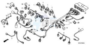 CBR1000RA9 France - (F / ABS CMF REP) drawing SUB HARNESS (CBR1000RA)