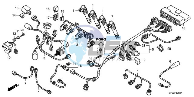 SUB HARNESS (CBR1000RA)