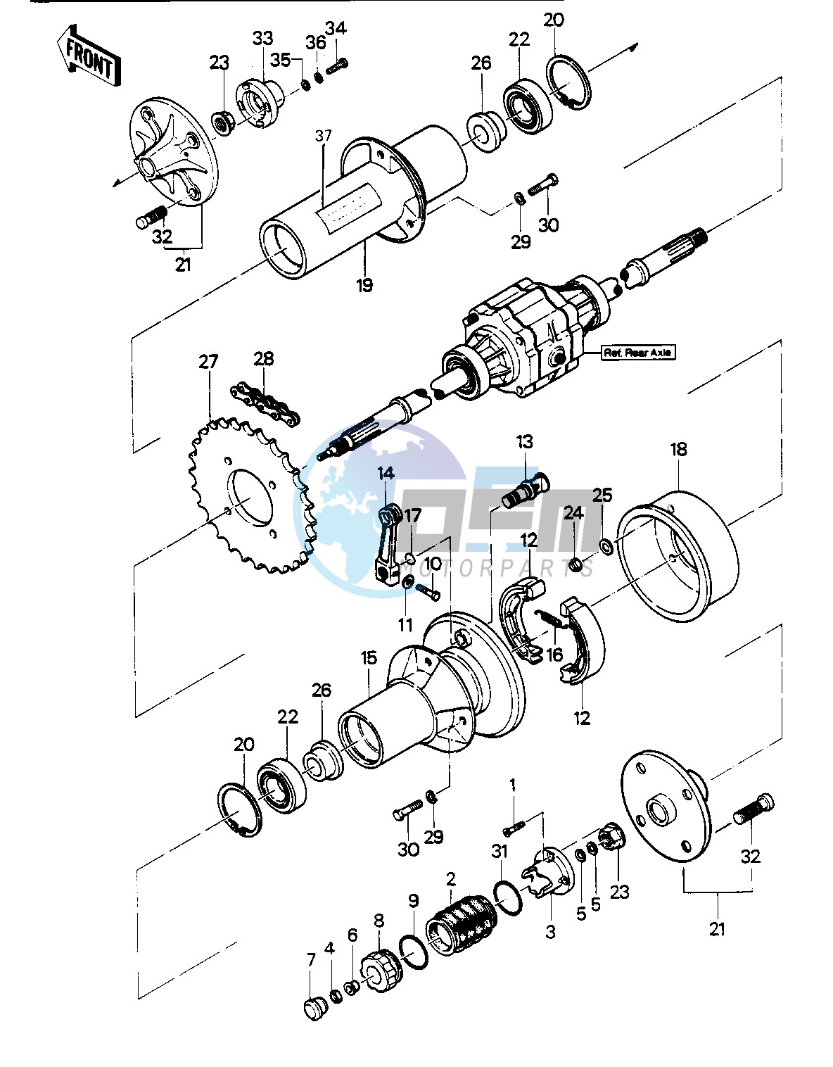 REAR HUB_BRAKE_CHAIN