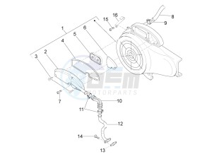 Typhoon 50 4T 4V E2 (NAFTA) USA drawing Secondary air box