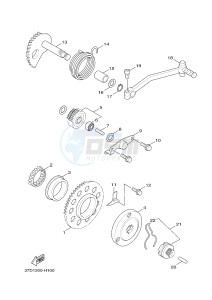 YW125 YW125CB (37D5) drawing STARTER