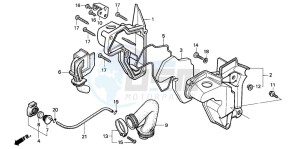 PK50SM drawing AIR CLEANER