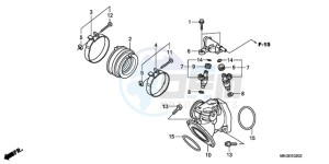 VT750C9 Europe Direct - (ED / MK) drawing INTAKE MANIFOLD