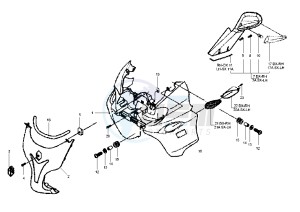 X9 EVOLUTION 125 drawing Front Shield