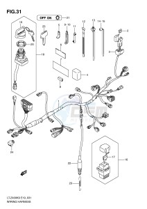 LT-Z400 (E19) drawing WIRING HARNESS